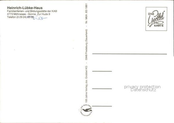 Moehnesee Heinrich Lübke Haus Teilansichten – Bild 2
