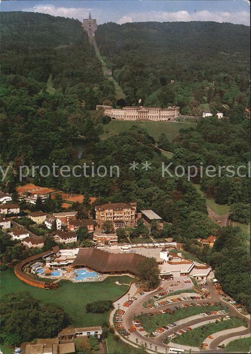 Wilhelmshoehe Kassel Kurhessen Therme Fliegeraufnahme