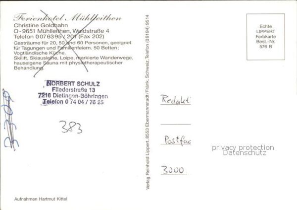 Muehlleithen Klingenthal Ferienhotel – Bild 2
