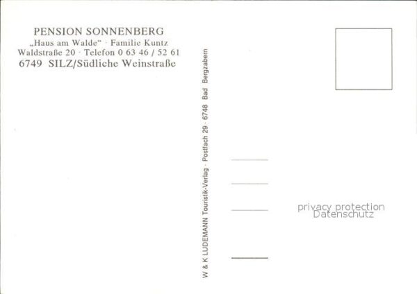 Silz Pfalz Pension Sonnenberg Swimming Pool – Bild 2