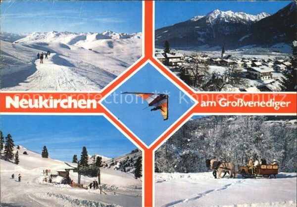 Neukirchen Grossvenediger Skigebiet Wildkogel Panorama Pferdeschl
