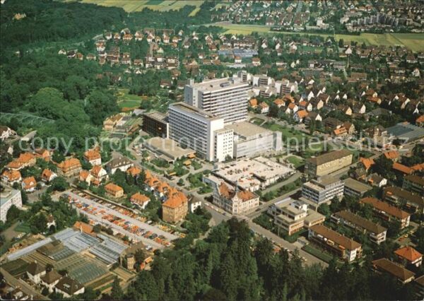 Ludwigsburg Krankenanstalten Fliegeraufnahme