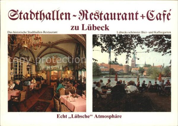 Luebeck Stadthallen Restaurant Cafe