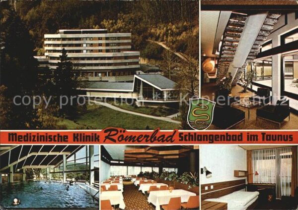 Schlangenbad Taunus Med Klinik Römerbad Hallenbad Speisesaa
