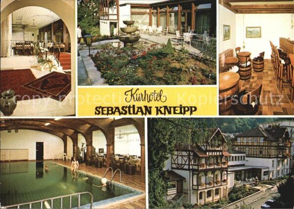 Bad Sooden-Allendorf Kurhotel Sebastian Kneipp Foyer Gartent