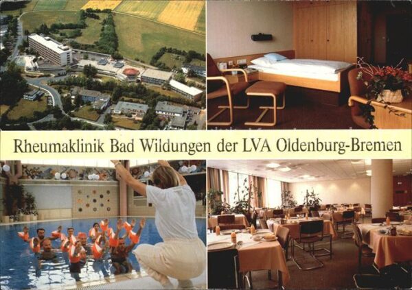 Bad Wildungen Fliegeraufnahme Rheumaklinik Zimmer Bew