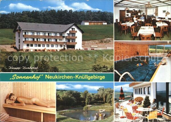 Neukirchen Knuellgebirge Kneipp Kurhotel Sonnenhof Sauna Freibad