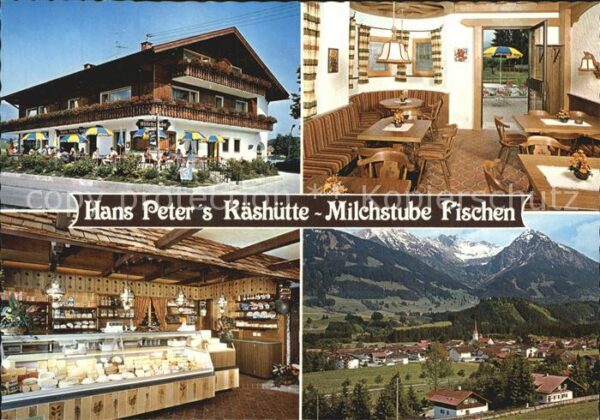 Fischen Allgaeu Hans Peters Käshütte Milchstube Theke P