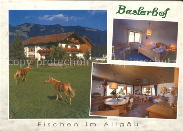 Fischen Allgaeu Gästehaus Beslerhof Gaststube Zimmer Pf