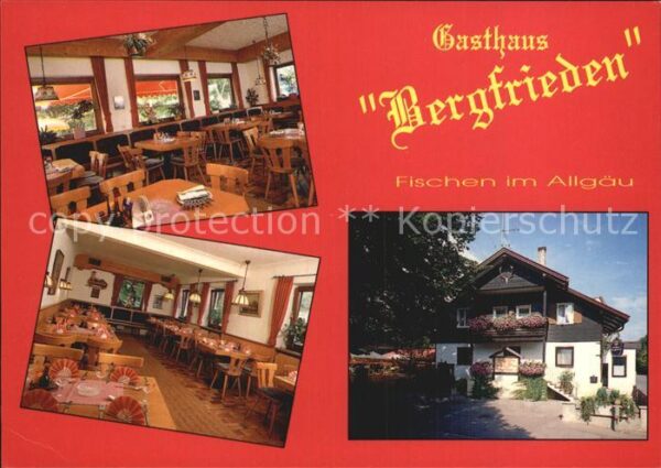 Fischen Allgaeu Gasthaus Bergfrieden Gasträume