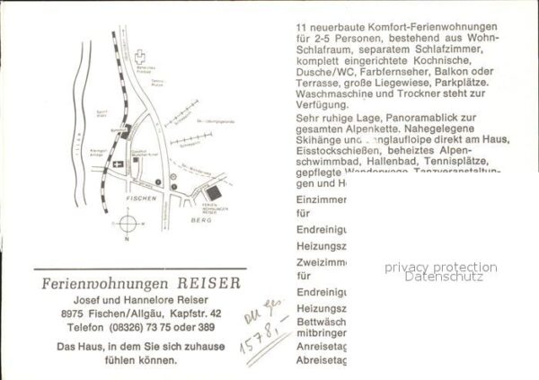 Fischen Allgaeu Ferienwohnung Reiser Zimmer Gaststube P – Bild 2