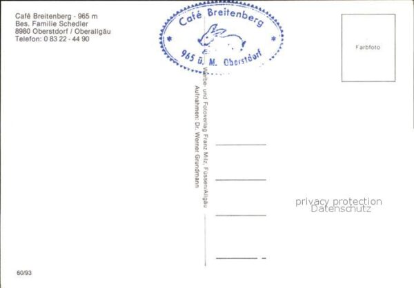 Oberstdorf Cafe Breitenberg Terrasse – Bild 2