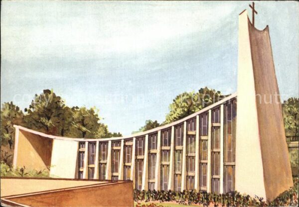 Bruxelles Bruessel Weltausstellung Kirche in der Sektion d