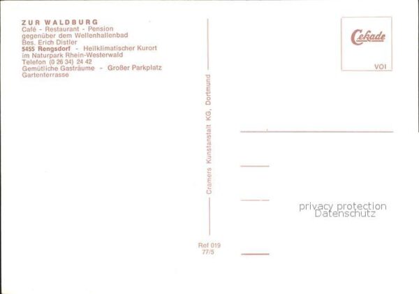 Rengsdorf Zur Waldburg Cafe Restaurant Terrasse F – Bild 2