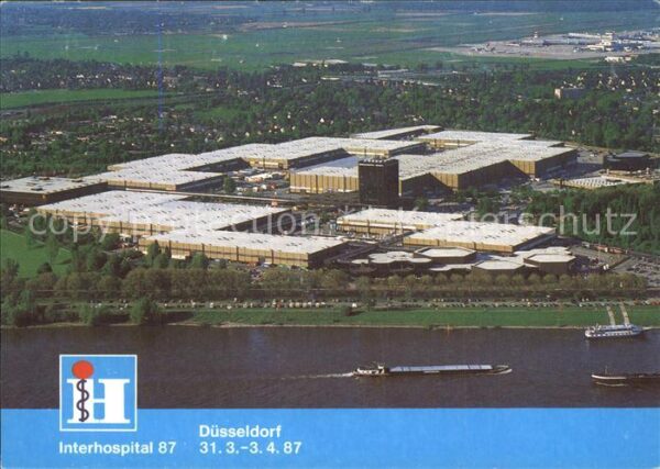 Duesseldorf Interhospital 87 Fliegeraufnahme