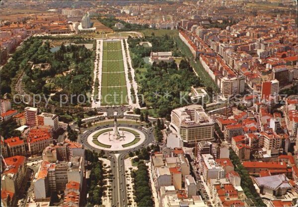 Lisboa Park Eduard VII and Liberty Avenue Flie
