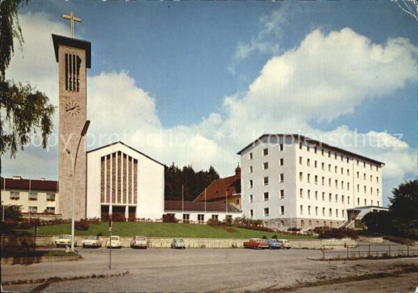 Schallerbach Bad Lourdes Jubiläumskirche Kurhaus St Raph