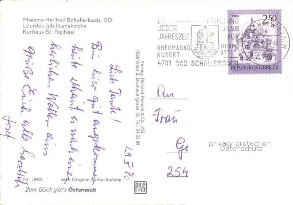 Schallerbach Bad Lourdes Jubiläumskirche Kurhaus St Raph – Bild 2