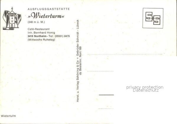 Northeim Ausflugsgaststätte Wieterturm – Bild 2