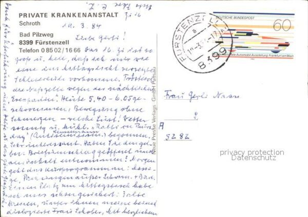 Fuerstenzell Priv Krankenanstalt – Bild 2