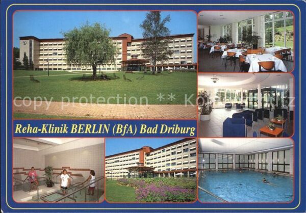 Bad Driburg Reha Klinik Berlin Gastraum Foyer Halle