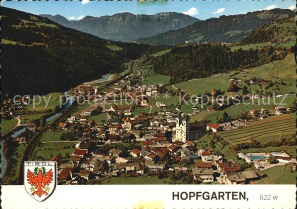 Hopfgarten Brixental Fliegeraufnahme
