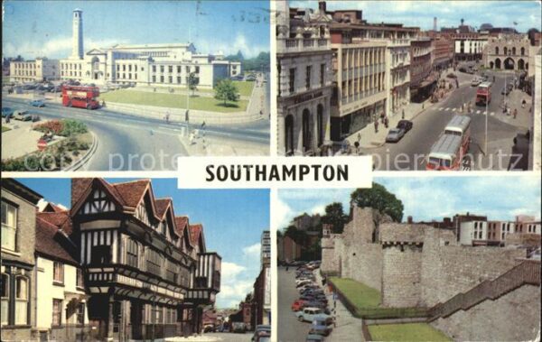 Southampton Civic Centre Bargate and High Street Tu