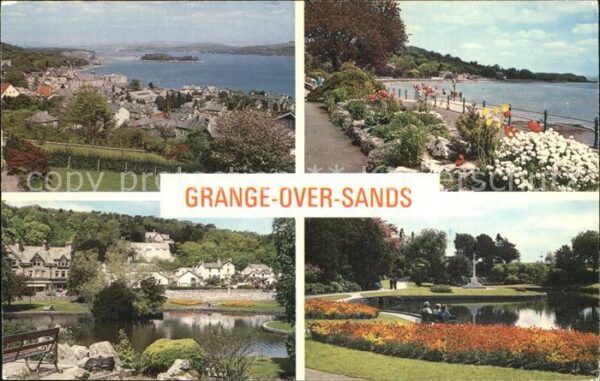 Grange over Sands General view Promenade Gardens Ornament