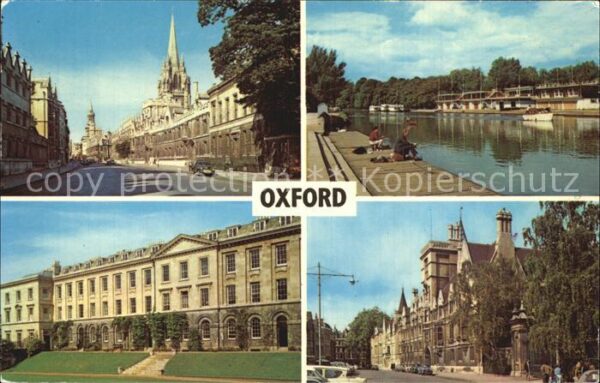 Oxford Oxfordshire The High Worchester College River Isis