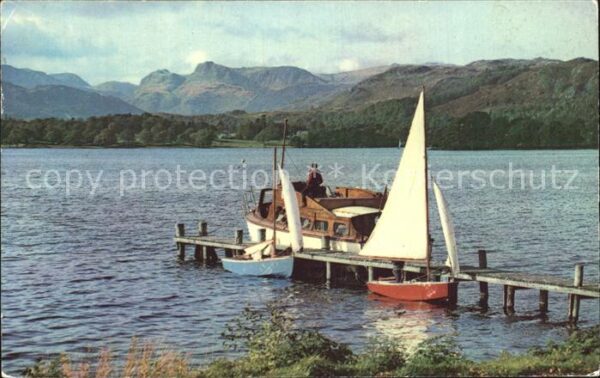 Langdale Valley Head of Windermere and Langdale Pikes