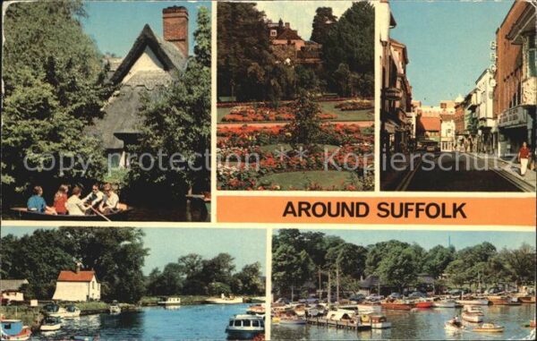 Suffolk Coastal River Stour Abbey Gardens Buttermarket