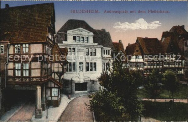 Hildesheim Pfeilerhaus 17. Jhdt. Gildehäuser 16. J