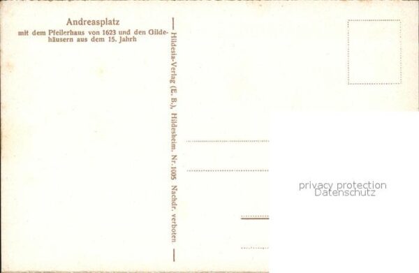 Hildesheim Pfeilerhaus 17. Jhdt. Gildehäuser 16. J – Bild 2