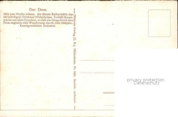 Hildesheim Dom 11. Jhdt. – Bild 2