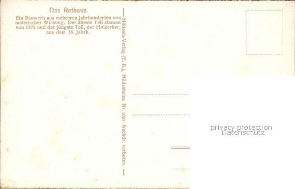 Hildesheim Rathaus – Bild 2