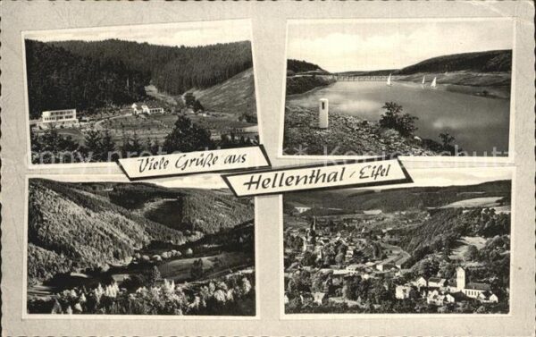 Hellenthal Eifel Panorama Landschaft Stausee Hotel Pensi