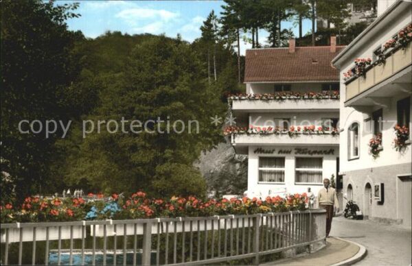 Berneck Bad Eingang Kurpromenade Kneippheilbad Luft