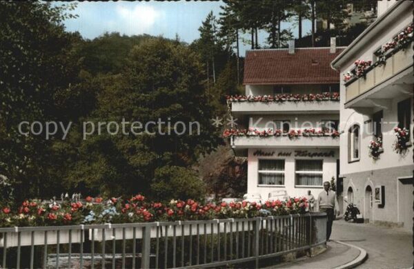 Berneck Bad Eingang Kurpromenade Kneippheilbad Luft