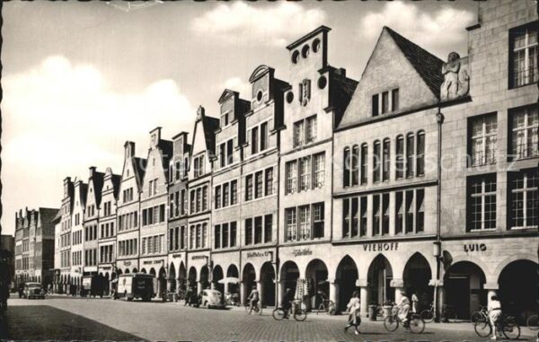 Muenster Westfalen Prinzipalmarkt Giebelhäuser