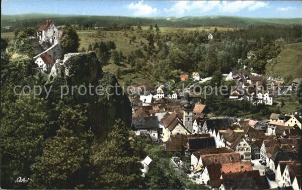 Pottenstein Oberfranken Panorama Fränkische Schweiz