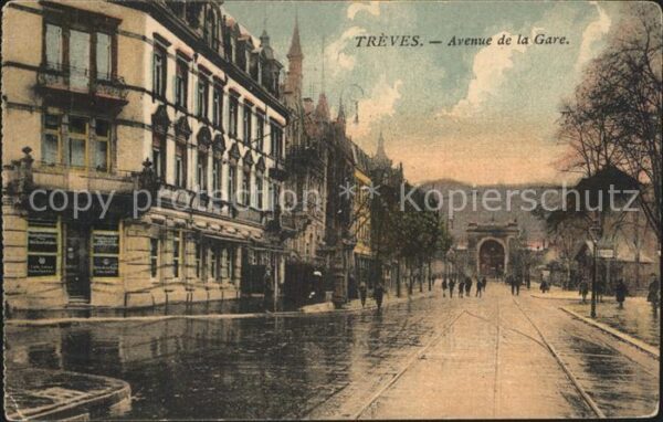 Treves Trier Avenue de la Gare Bahnhofsstrasse