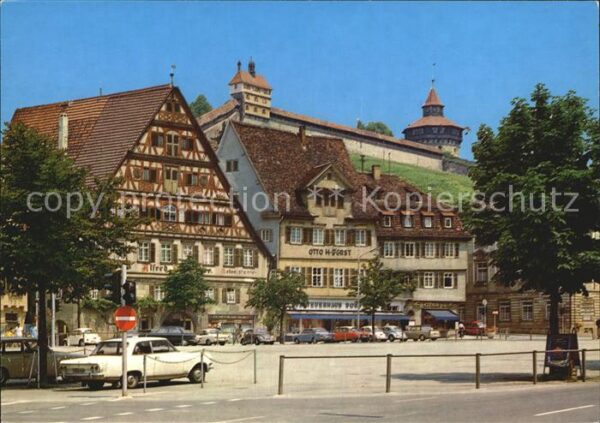 Esslingen Neckar Marktplatz mit Burg