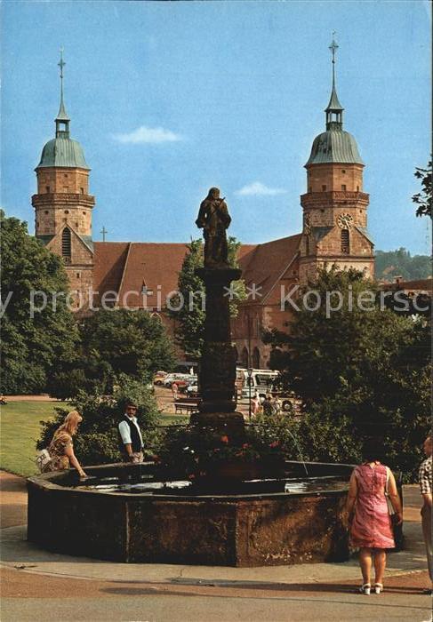 Freudenstadt Stadtkirche und Marktbrunnen