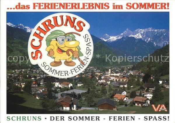 Schruns Vorarlberg Sommerpanorama Montafon