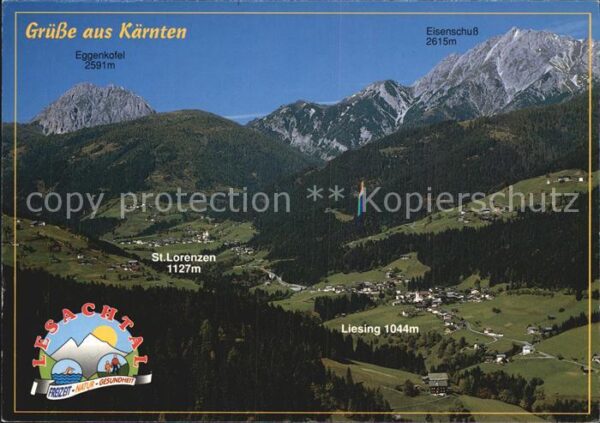 St Lorenzen Lesachtal Panorama Erholungsgebiet Liesing Klebas
