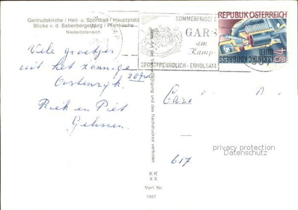 Gars Kamp Gertrudskirche Sportbad Hauptplatz Babe – Bild 2
