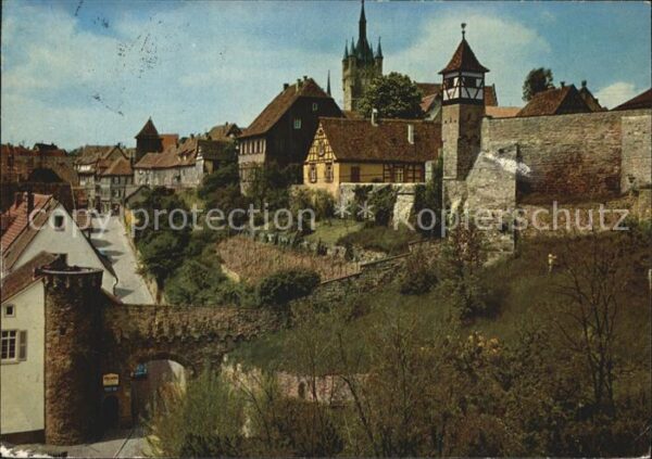 Bad Wimpfen Unteres Stadttor Hauptstrasse Stadtmaue