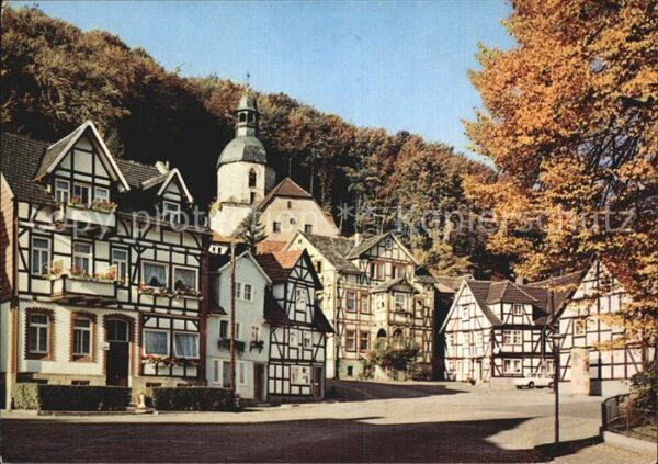 Allendorf Bad Sooden Wendischer Markt Fachwerkhäuser Herbsts