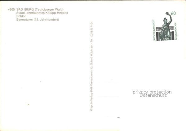 Bad Iburg Schloss Bennoturm 12. Jhdt. – Bild 2