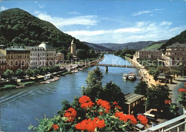 Bad Ems Panorama Blick Lahnabwährts